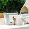 Stupell Industries Off-White with Brown Streaks Outdoor Printed Throw Pillow Design by Susan Jill, 18 x 7 x 18